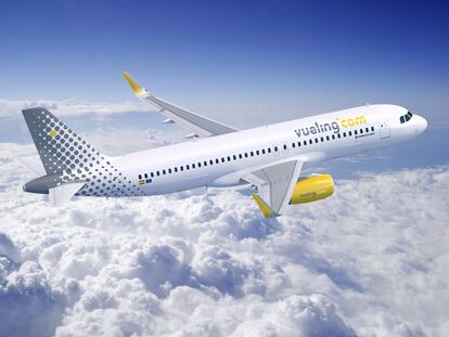 Uno de los aviones A320 de Vueling.