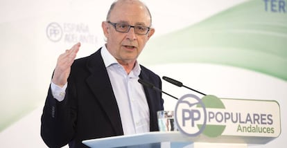 El ministro de Hacienda, Cristóbal Montoro, en una intervención en Málaga.