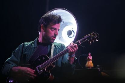 L. A., durante el concierto de ayer en el Dcode.