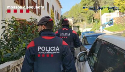 Operación de los Mossos contra el tráfico de droga a gran escala.