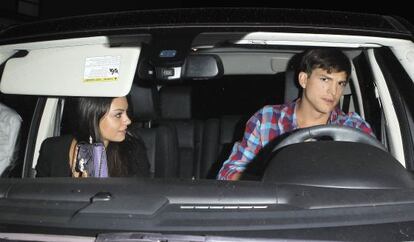 Mila Kunis y Ashton Kutcher, en una imagen de julio de 2012.