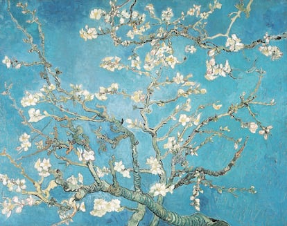 El óleo 'Almendro en flor' (1890) de Vincent van Gogh.