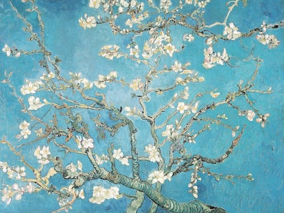 El óleo 'Almendro en flor' (1890) de Vincent van Gogh.