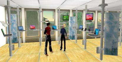 Una imagen de 2007 de SecondLife