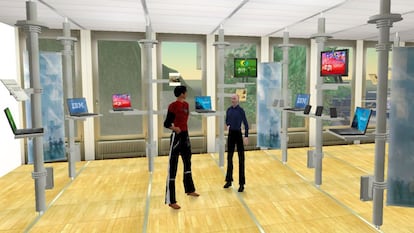 Una imagen de 2007 de SecondLife