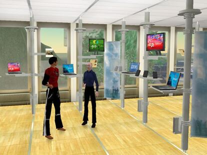 Una imagen de 2007 de SecondLife