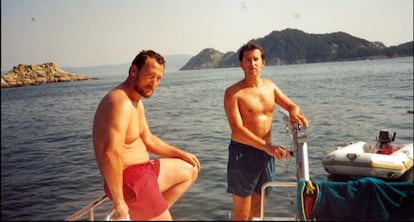 Marcial Dorado junto al presidente de la Xunta de Galicia, Alberto N&uacute;&ntilde;ez Feij&oacute;o.