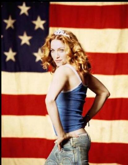 Madonna, en su época de vaquera de 'American pie'.