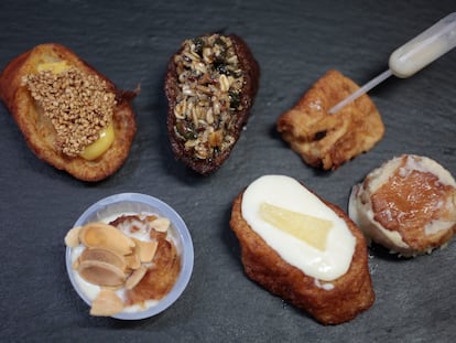 'Torrijas de distintas leches' es la nueva colección de la pastelería Nunos en Madrid.