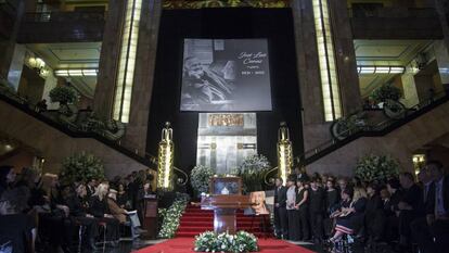 Homenaje a Jos&eacute; Luis Cuevas en el Palacio Nacional de Bellas Artes 