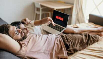 Netflix en un portátil