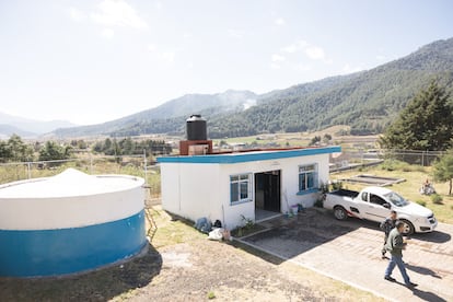 La planta purificadora de agua de Cherán.