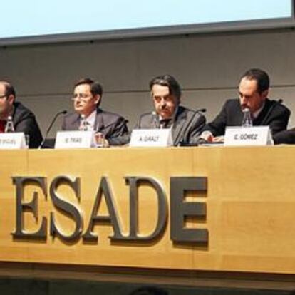 Fernando de Miguel (Zinkia) durante un encuentro en ESADE