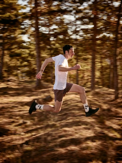 Kilian Jornet, en carrera en los Pirineos.