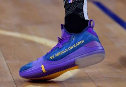 Las zapatillas de Glenn Robinson en el Golden State-Houston.