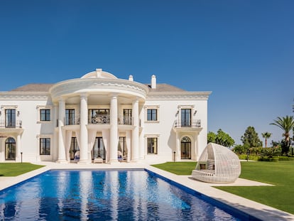 Recreación de una vivienda de lujo en Marbella.