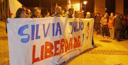 Acto en 2012 en protesta por la detención de dos jóvenes independentistas.