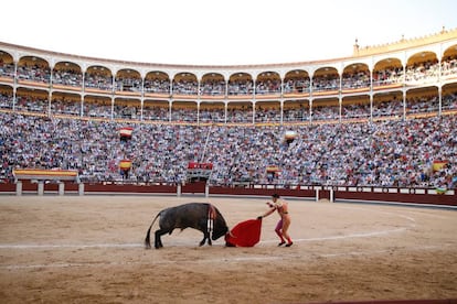 Alejandro Talavante, en Las Ventas, el 6 de junio de 2017.