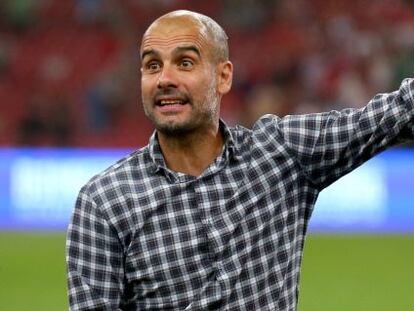Pep Guardiola, entrenador del Bayern Munich.