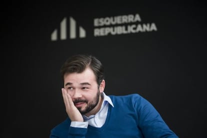 Gabriel Rufián, dijous passat a Barcelona.