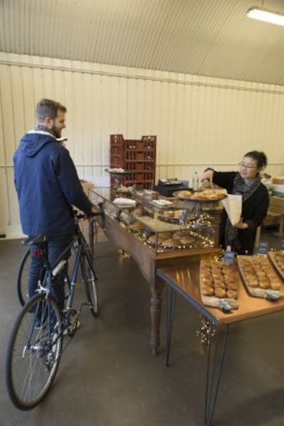 A padaria Yeast, na Broadway Market.