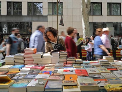 La Diada de Sant Jordi, en una imatge d'arxiu.