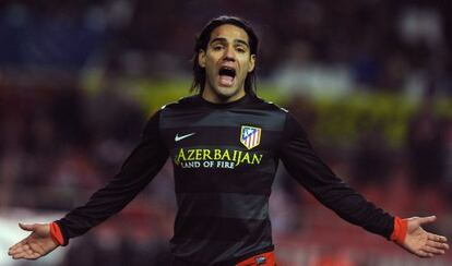 Radamel Falcao, delantero del Atlético de Madrid.