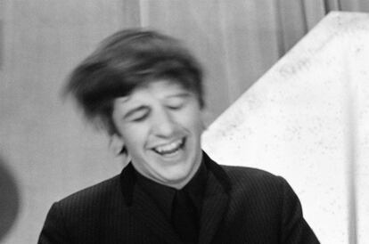 Ringo Starr, retratado por Paul McCartney en Londres.