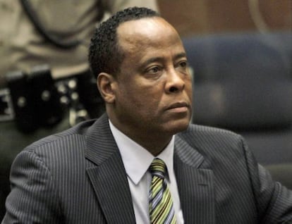 Conrad Murray, en una imagen del juicio por la muerte de Michael Jackson, en 2011.