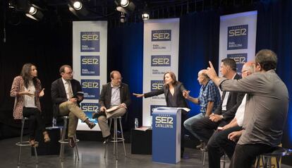 Un debate electoral en la SER en las últimas eleccines municipales.