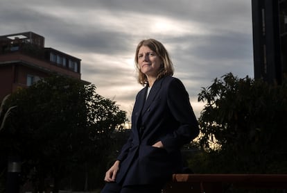 Helena Viñes, en la sede de la CNMV, el 14 de marzo en Madrid.