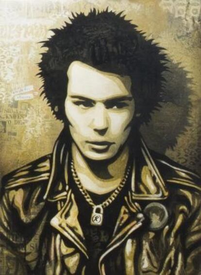 Ilustración de Sid Vicious.