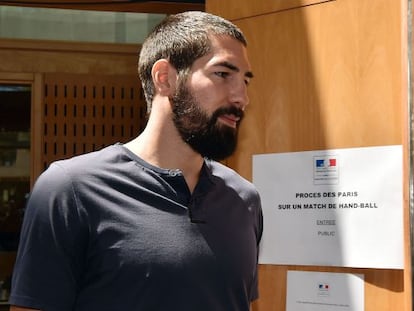 Karabatic abandona los juzgados de Montepellier 