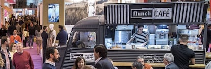 Un &#039;food truck&#039; en la pasada edici&oacute;n de Expofranquicia.