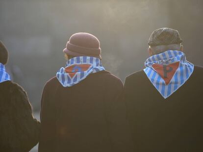 Los actos para conmemorar los 75 años de la liberación de Auschwitz, en imágenes