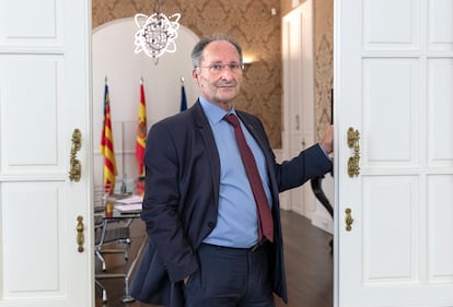 Joan Llinares, director de la Agencia Valenciana Antifraude, en la sede de la institución, en una imagen de 2021.