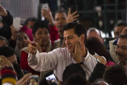 Peña Nieto durante el Congreso del PRI