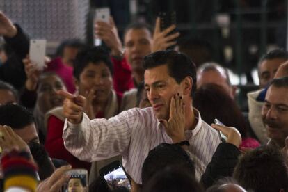 Pe&ntilde;a Nieto durante el Congreso del PRI