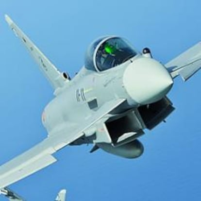 Caza Eurofighter del Ejército del Aire español