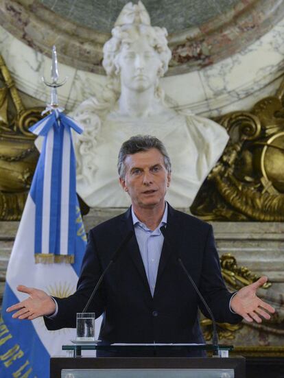 Mauricio Macri, presidente de Argentina