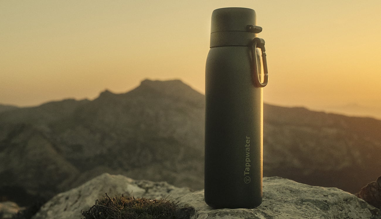 Esta botella para el agua de Tappwater es única: utiliza tecnología de la NASA