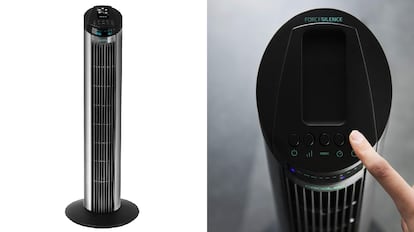 ventilador de torre cecotec con 76 centímetros de altura.