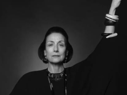 Carme El&iacute;as como Diana Vreeland en &#039;Al Galope&#039;.