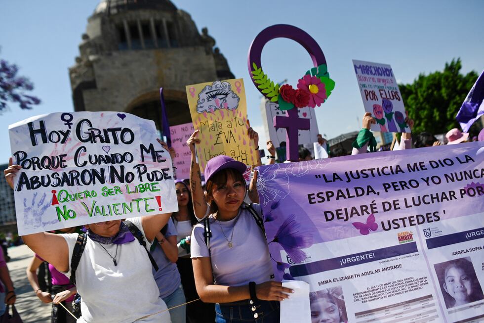 8M: La marcha por el Día internacional de la Mujer en Ciudad de México ...