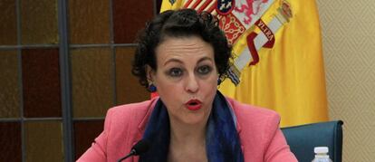 La ministra de Trabajo, Migraciones y Seguridad Social, Magdalena Valerio, 