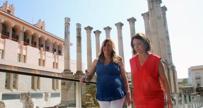 Susana D&iacute;az y la alcaldesa de C&oacute;rdoba, Isabel Ambrosio.