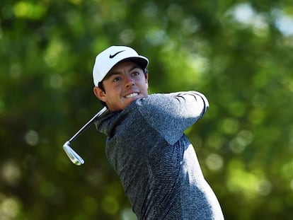 Rory McIlroy , em um torneio em abril.