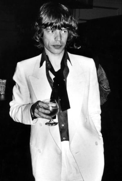 Mick Jagger captado por el lente de Rose Hartman.