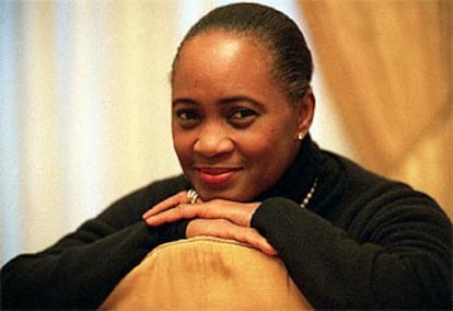 Barbara Hendricks, ayer en Madrid.