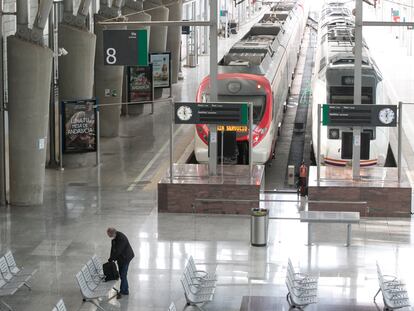 La estación de Málaga en una imagen de archivo de 2021.